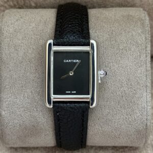 MONTRE TANK LOUIS CARTIER GRIS/noir
